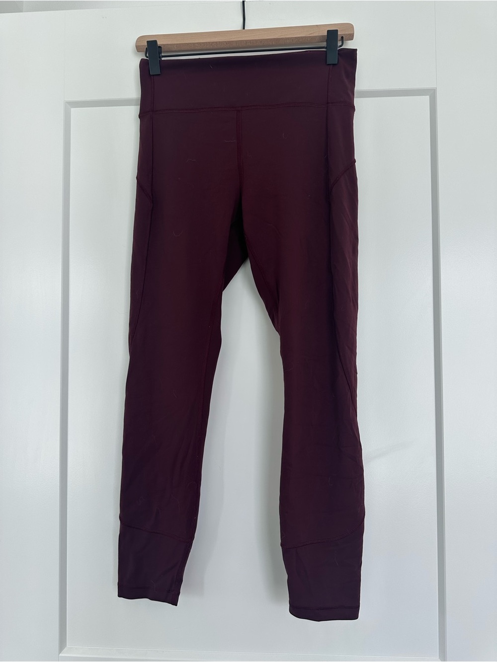 lululemon athletica Women's High-Waist Burgundy Leggings